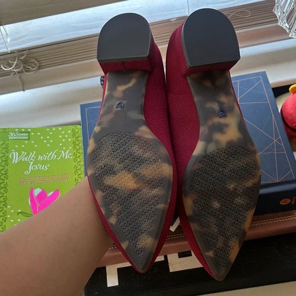 Rothy’s Burgundy Women's Flats-heels - Picture 6 of 6